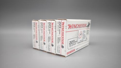 .223 Remington 55gr. FMJ Winchester Target 1000 Patronen