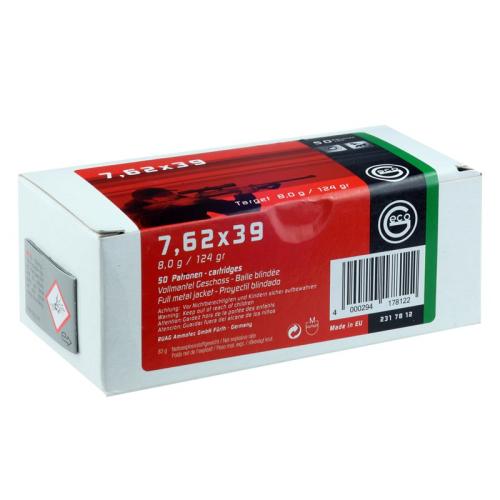 GECO TARGET 7,62x39 8,0g FMJ 1000er Karton