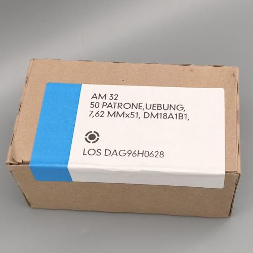 .308Win Kurzbahn Übungspatronen 1000er Karton ex Bundeswehr DM18A1B1 