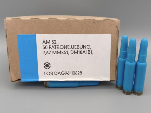 .308Win Kurzbahn Übungspatronen 1000er Karton ex Bundeswehr DM18A1B1 