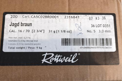 16/70 Jagd Braun 3,0mm