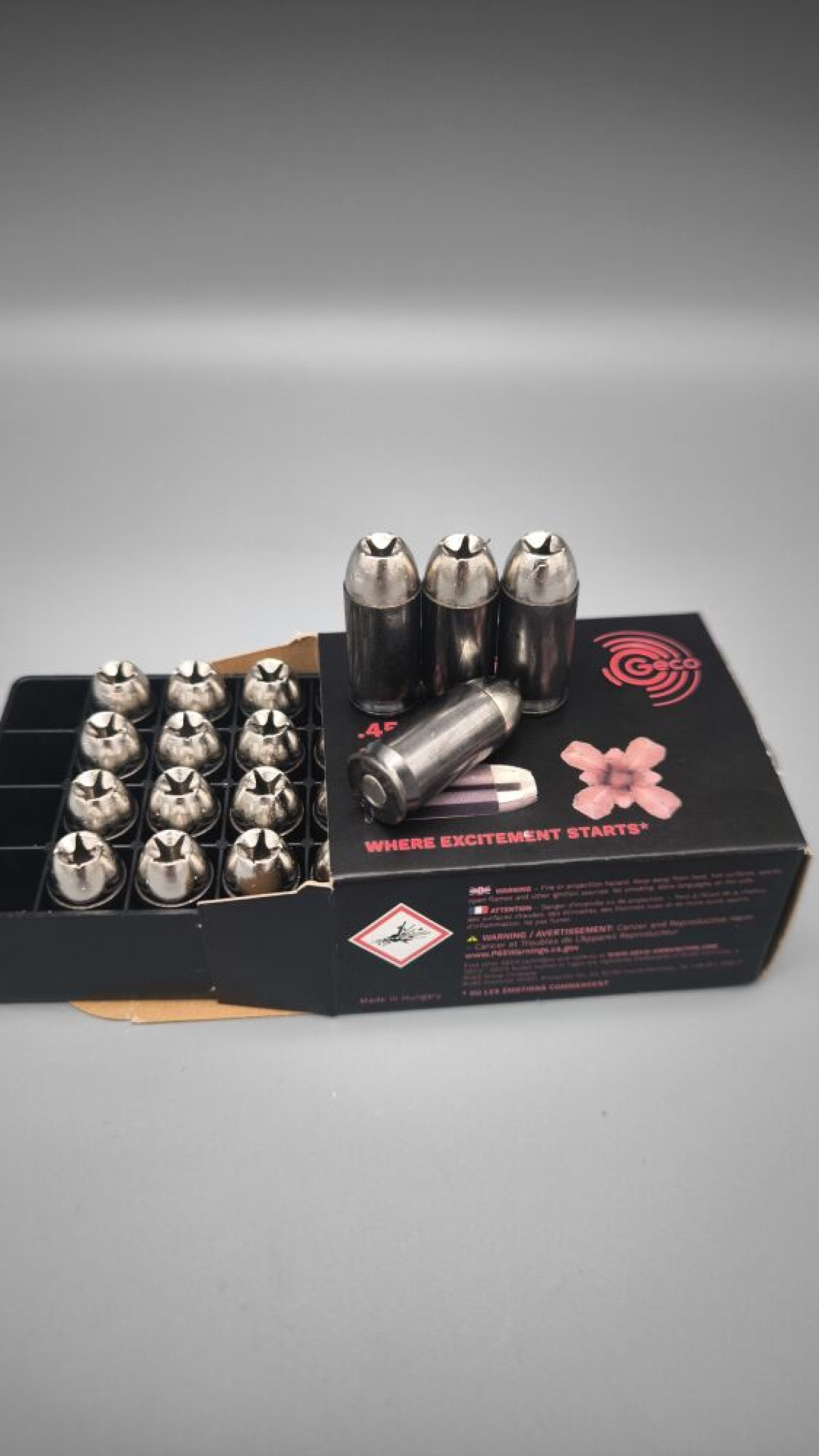 Geco .45 ACP Action Extreme 11,3g/175grs. 600 Stück