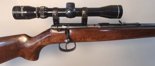 Einzelladerbüchse .22LfB mit Tasco Zielfernrohr 3-9