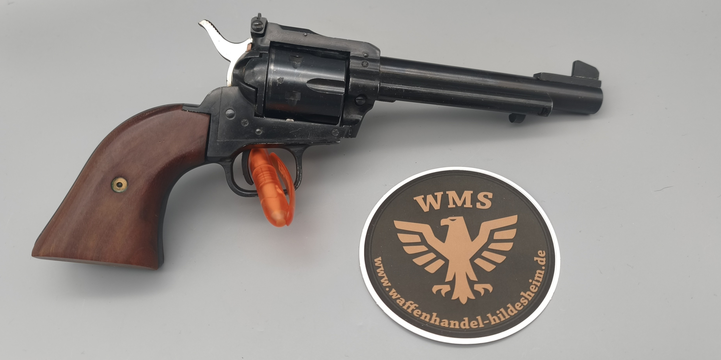 HS Mod. 21S Single Action Revolver .22Magnum/.22WMR mit Wechseltrommel .22Lfb/.22lr Colt SAA Single Action Army 