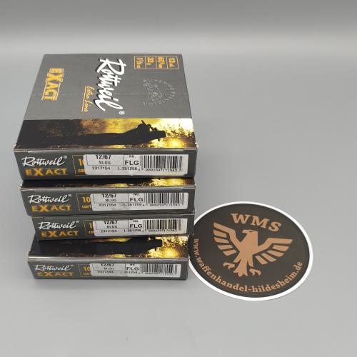 Rottweil Exact Flintenlaufgeschoss Patronen 12/67,5 100Stück