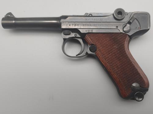 Erma KGP 68 verkleinerte P08 7,65 Browning Kniegelenkpistole