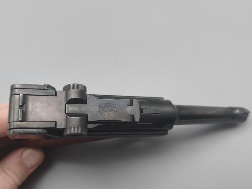 Erma KGP 68 verkleinerte P08 7,65 Browning Kniegelenkpistole
