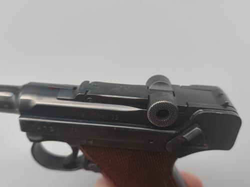 Erma KGP 68 verkleinerte P08 7,65 Browning Kniegelenkpistole