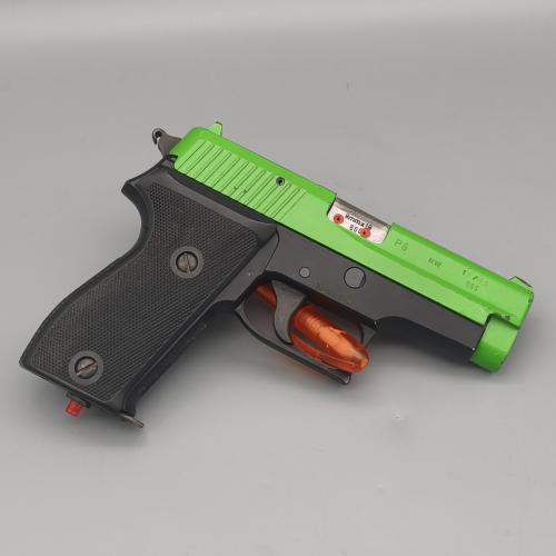 P6 Laser Übungspistole der Polizei NRW "Grünwaffe" CQT" #660