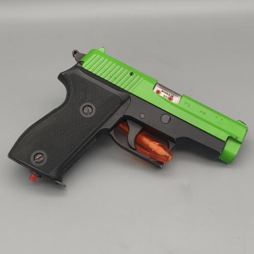 P6 Laser Übungspistole der Polizei NRW "Grünwaffe" CQT" #660