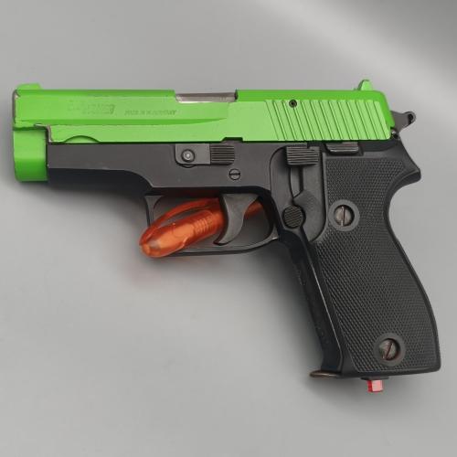 P6 Laser Übungspistole der Polizei NRW "Grünwaffe" CQT" #660