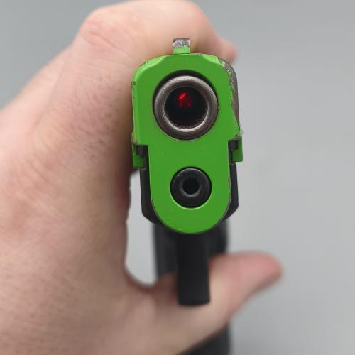 P6 Laser Übungspistole der Polizei NRW "Grünwaffe" CQT" #660