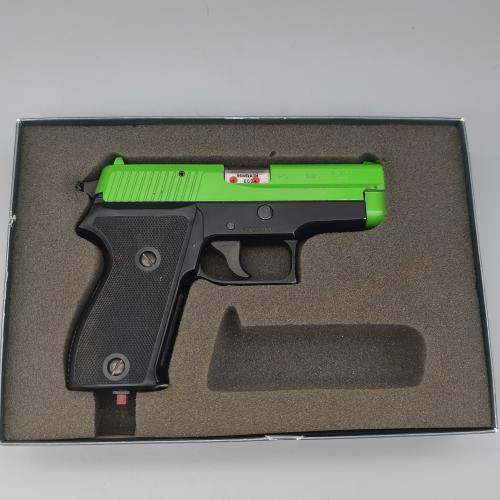P6 Laser Übungspistole der Polizei NRW "Grünwaffe" CQT" #660