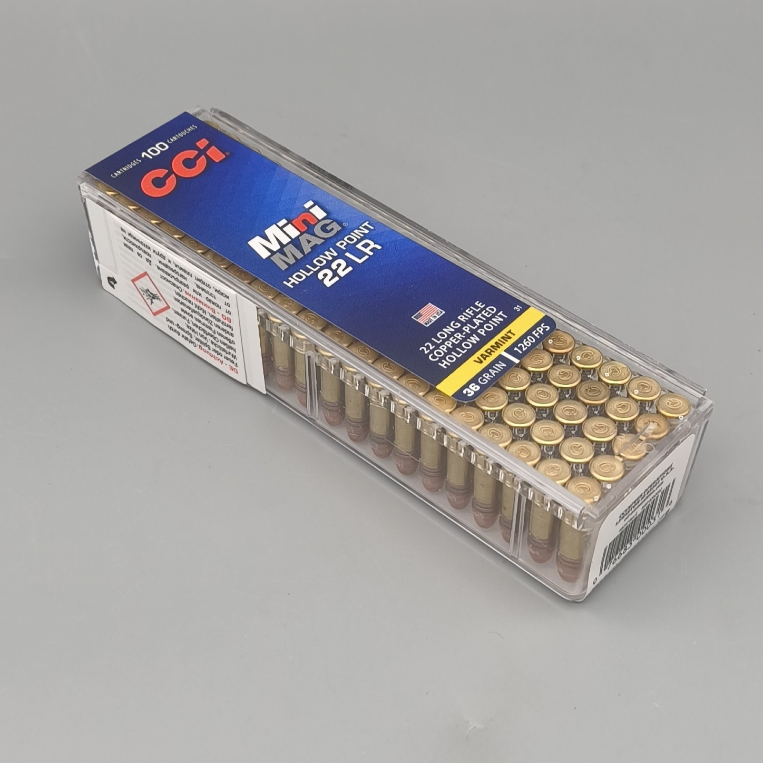 CCI MiniMag .22LfB 36gr. CPHP Verkupfert Hohlspitz 1000St�ck
