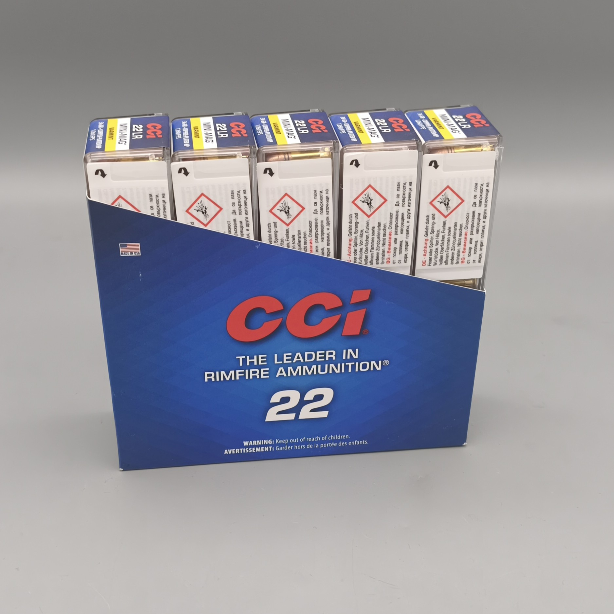CCI MiniMag .22LfB 36gr. CPHP Verkupfert Hohlspitz 1000St�ck