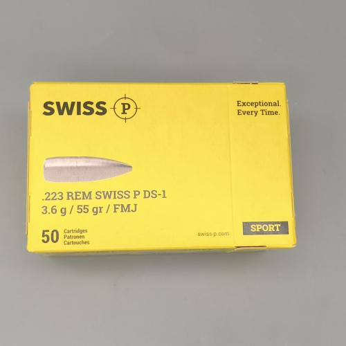 Swiss P DS-1 .223Rem 55gr VM 1000er auf Ladestreifen