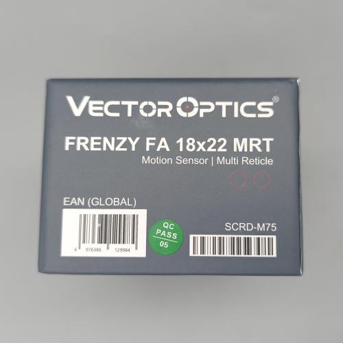 Vector Optics SCRD-M75 Frenzy Plus FA 1x18x22 Enclosed Multi Reticle