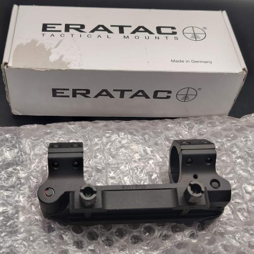 Eratac Blockmontage mit 20MRAD Skala verstellbarer Vorneigung, 30mm Ringdurchmesser 20mm BH T50000-008 mit Muttern