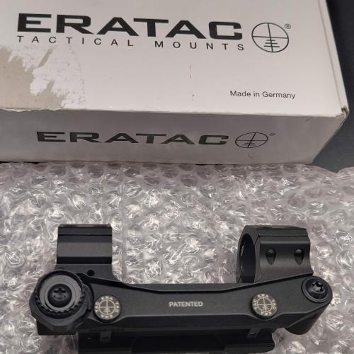 Eratac Blockmontage mit 20MRAD Skala verstellbarer Vorneigung, 30mm Ringdurchmesser 20mm BH T50000-008 mit Muttern