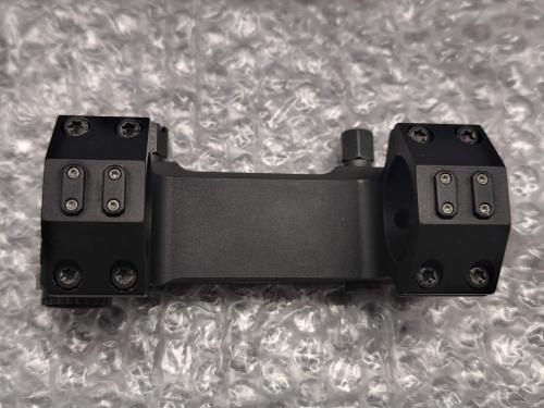 Eratac Blockmontage mit 20MRAD Skala verstellbarer Vorneigung, 30mm Ringdurchmesser 20mm BH T50000-008 mit Muttern