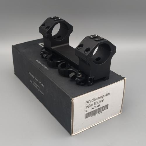 Eratac Blockmontage mit 5MOA Vorneigung, 30mm Ringdurchmesser 22mm BH T4001-346A mit Hebeln