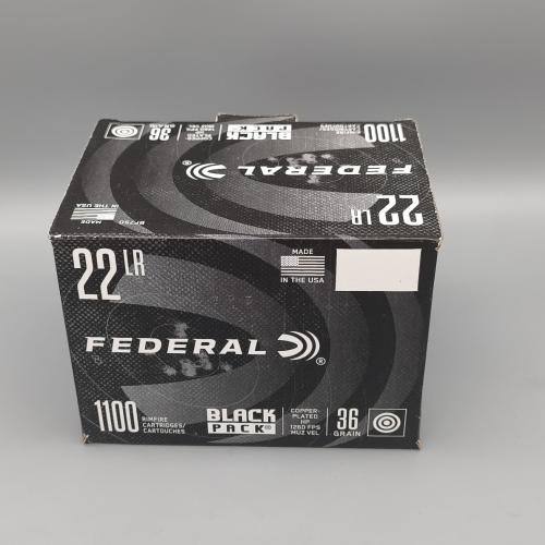 Federal .22LfB Black Pack 36 gr. CPHP 1100Stück
