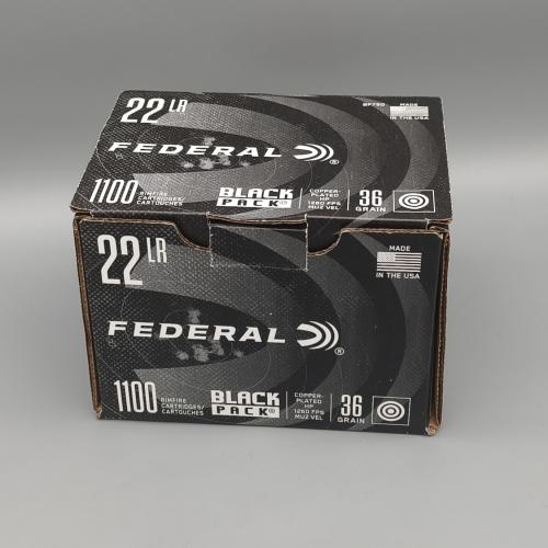 Federal .22LfB Black Pack 36 gr. CPHP 1100Stück