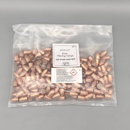 Geschosse PPU 9mm/.355 8Gramm/124gr. FMJ 200er Beutel