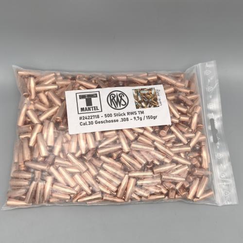 RWS/Norma Geschosse Whitetail/Alaska .30 9,7Gramm/150gr. SP 500er Beutel