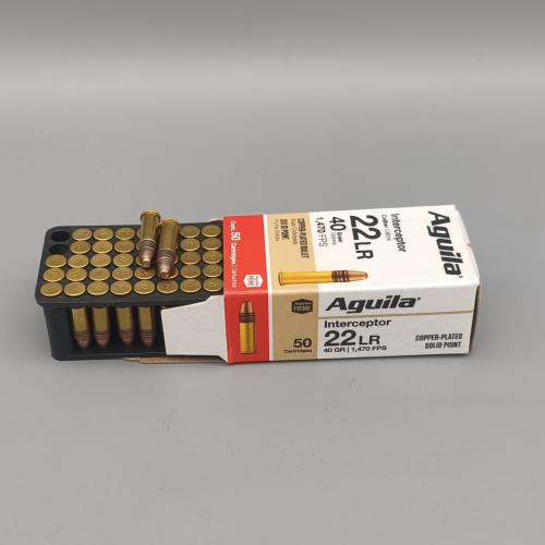 Aguila Interceptor .22LfB 40gr. High Velocity 250Stück