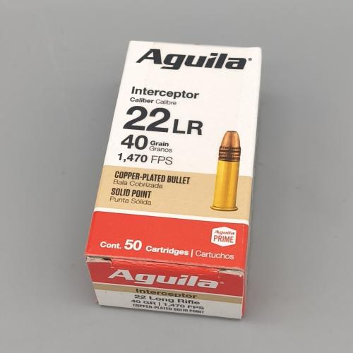 Aguila Interceptor .22LfB 40gr. High Velocity 250Stück