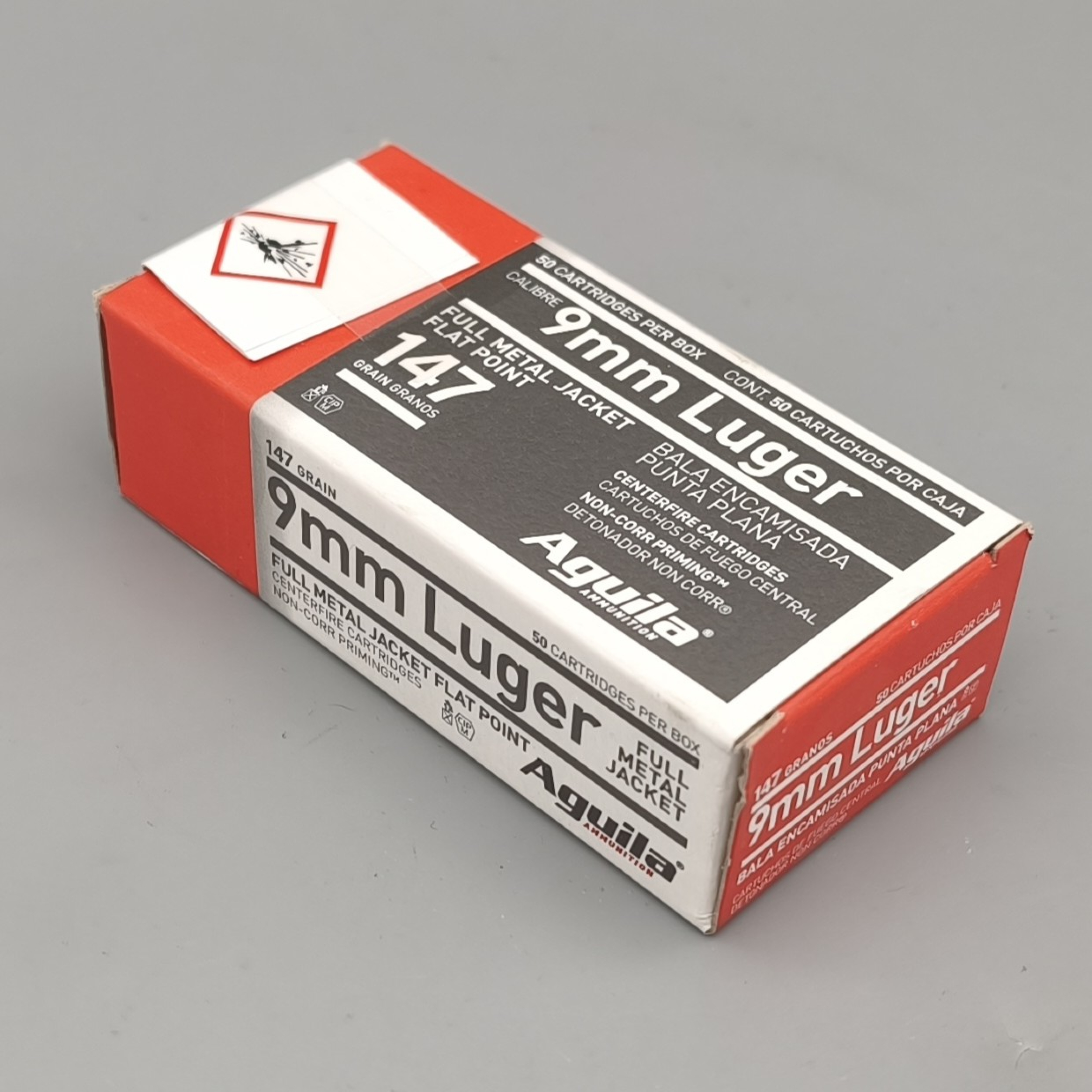 Aguila 9mm Luger Subsonic 147gr. FMJ FP 1000er Karton