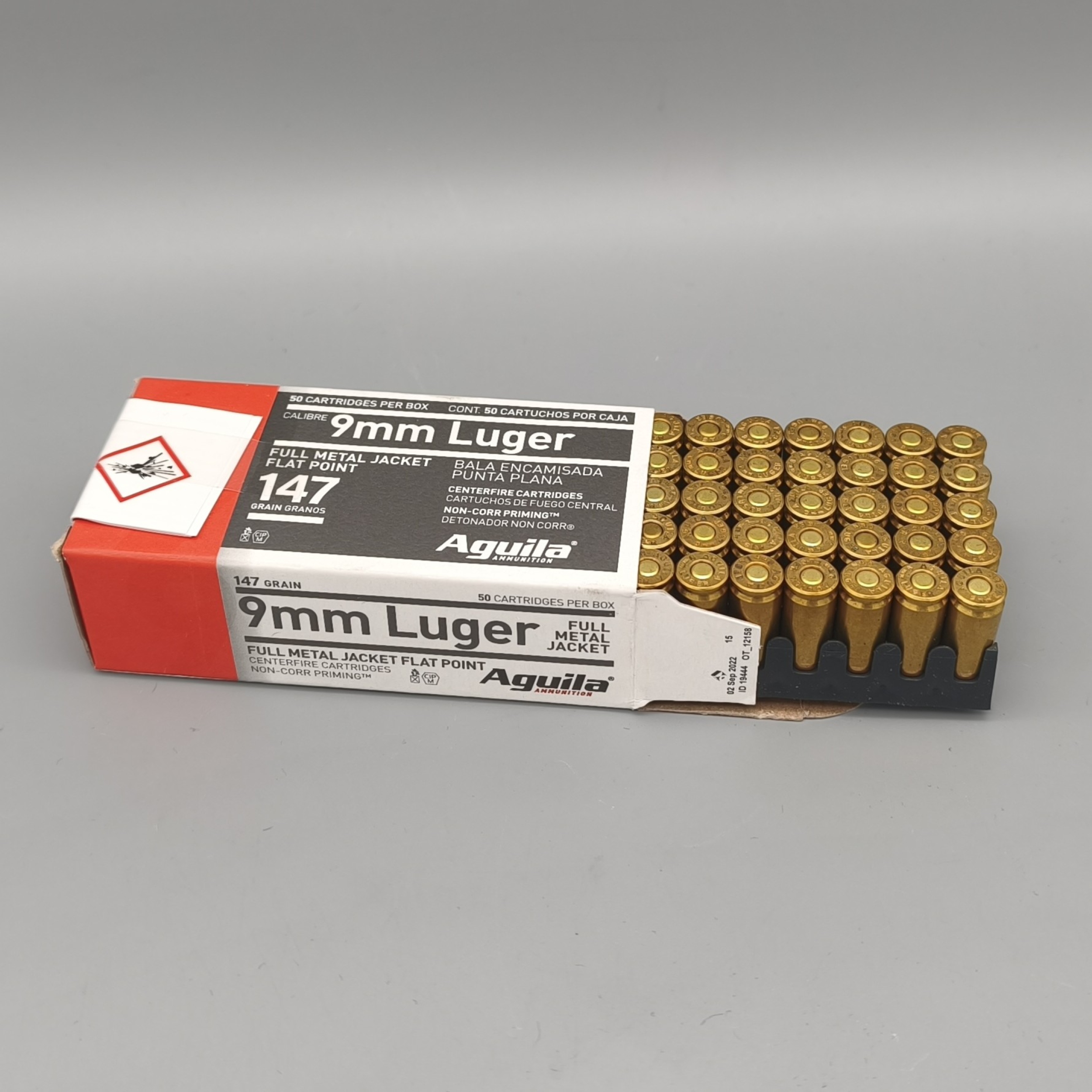 Aguila 9mm Luger Subsonic 147gr. FMJ FP 1000er Karton