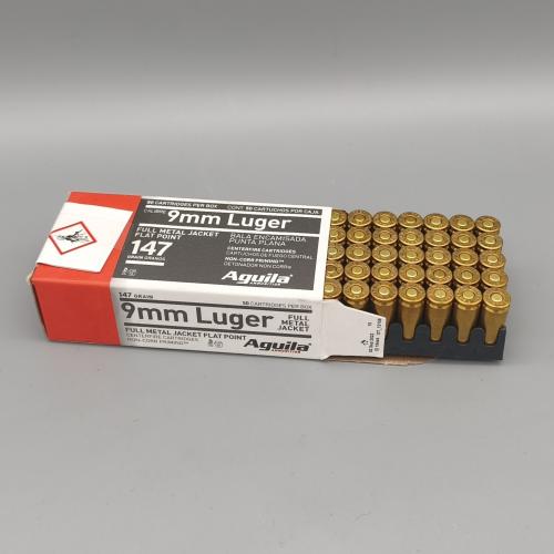 Aguila 9mm Luger Subsonic 147gr. FMJ FP 1000er Karton