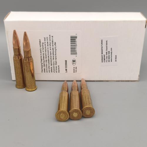 Hornady Whitebox 7,62x54R 174gr. BTHP Match 20er Paket Messing Boxer