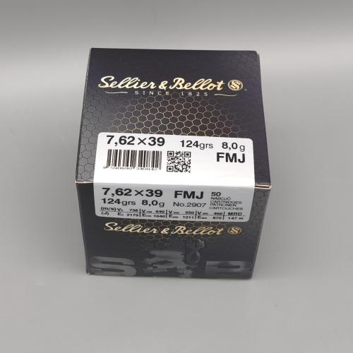 S&B 7,62x39 8Gramm/124gr. VM 400er Karton