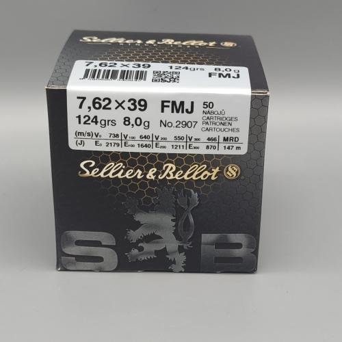 S&B 7,62x39 8Gramm/124gr. VM 400er Karton