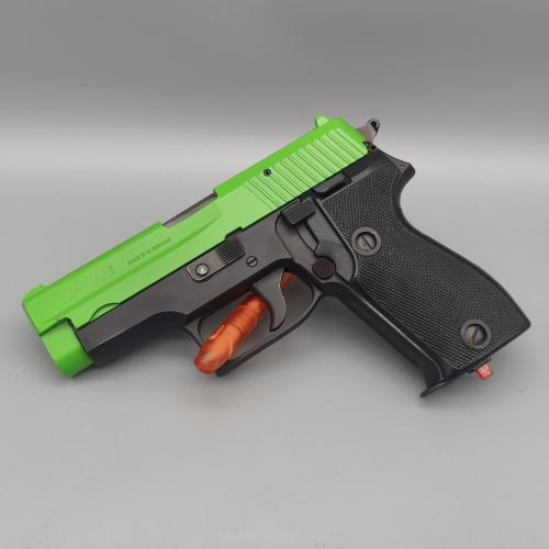 P6 Laser Übungspistole der Polizei NRW "Grünwaffe" CQT" #815
