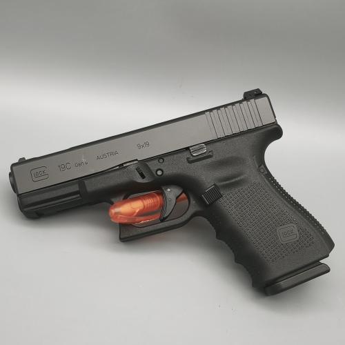 Glock 19C Gen4 9mm Luger Kompensator/Compensated auch als Wechselsystem! #493