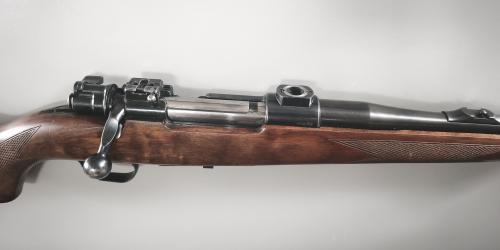 Brünner Mod.98 Repetierbüchse .243Win Mauser 98 System mit Einsteckmagazin und EAW Schwenkmontage #097