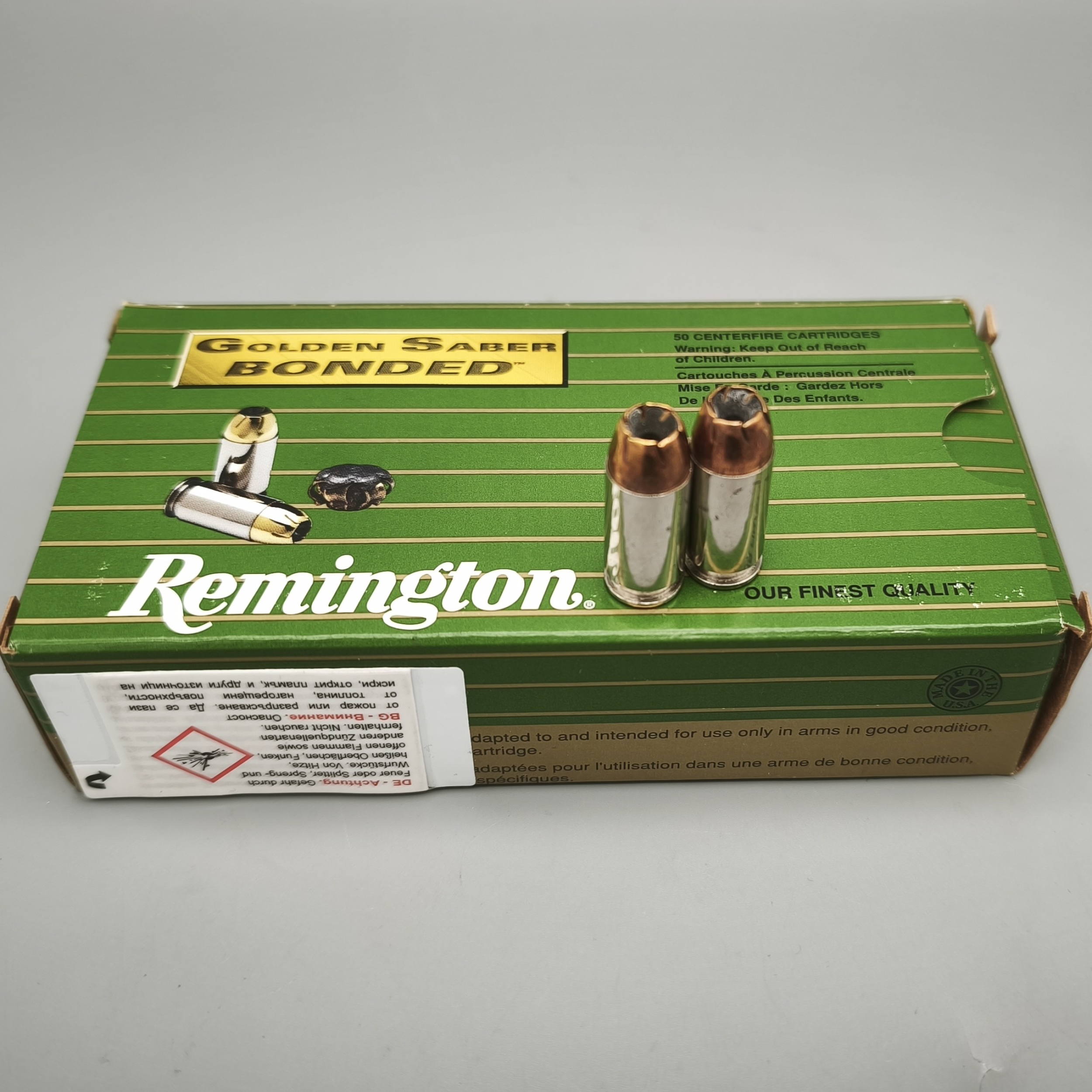 Remington Golden Saber BONDED Law Enforcement .40S&W 180gr. BJHP 50er
