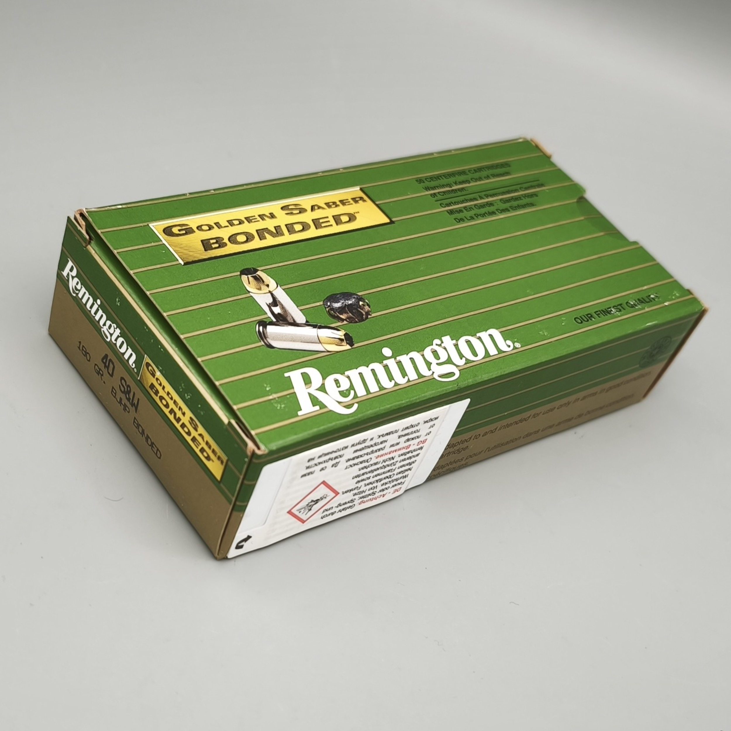 Remington Golden Saber BONDED Law Enforcement .40S&W 180gr. BJHP 50er