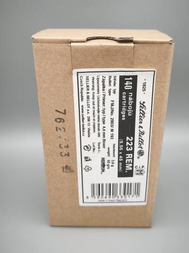 S&B .223Rem 55gr. FMJ 140er Schüttpackung